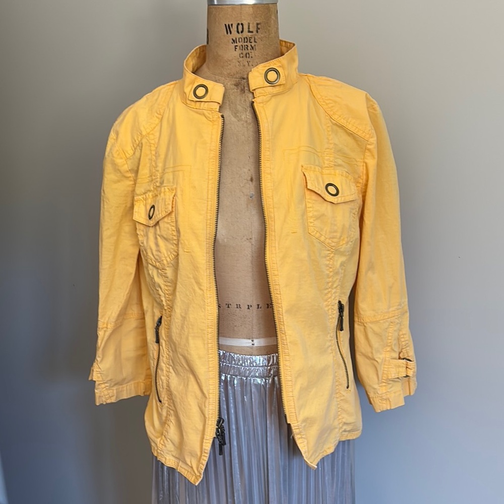 Chico’s | Yellow Zip-Up Jacket